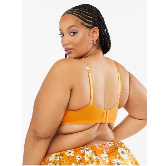 Savage x Fenty Mod Poppy Lace Bralette Flower Popp - Picture 4 of 5